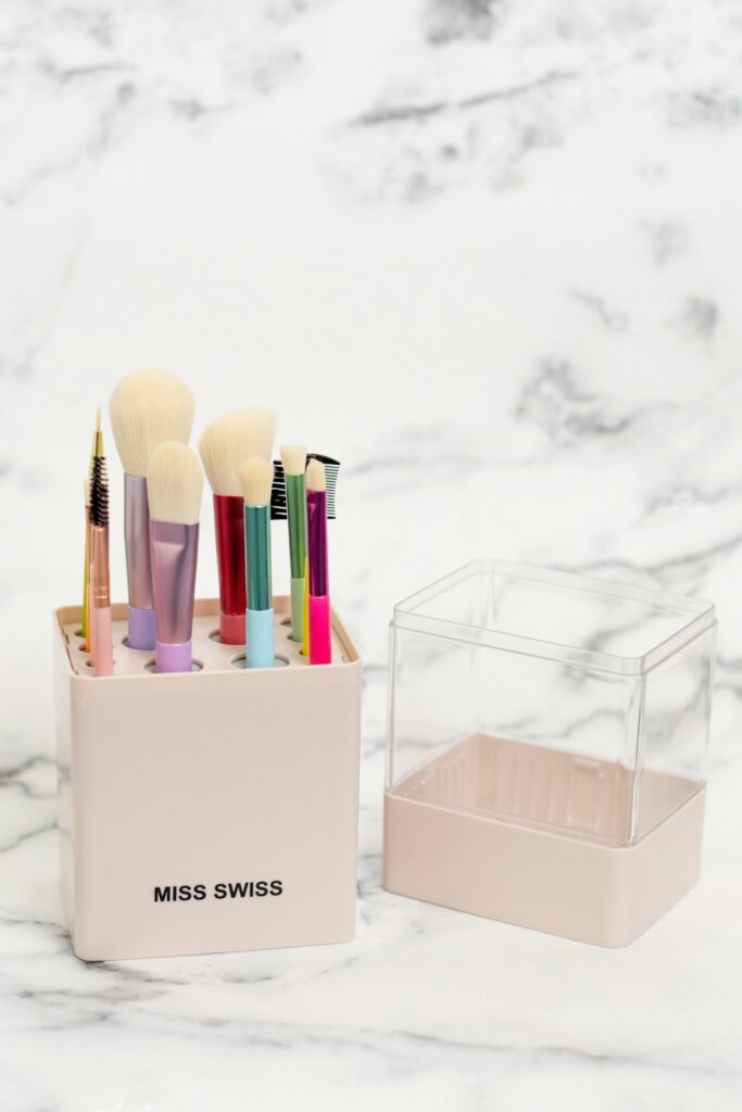 Kit de Pincéis de Maquiagem Profissional 12 Peças